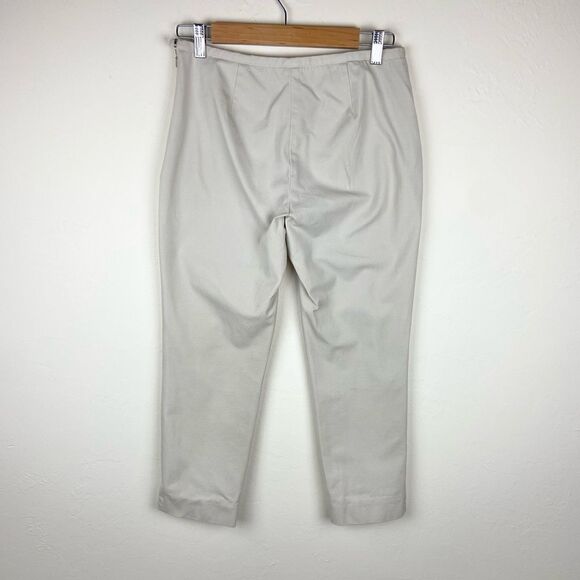 J. McLaughlin Crop Ankle Straight Leg Pants - Cream - Picture 5 of 7